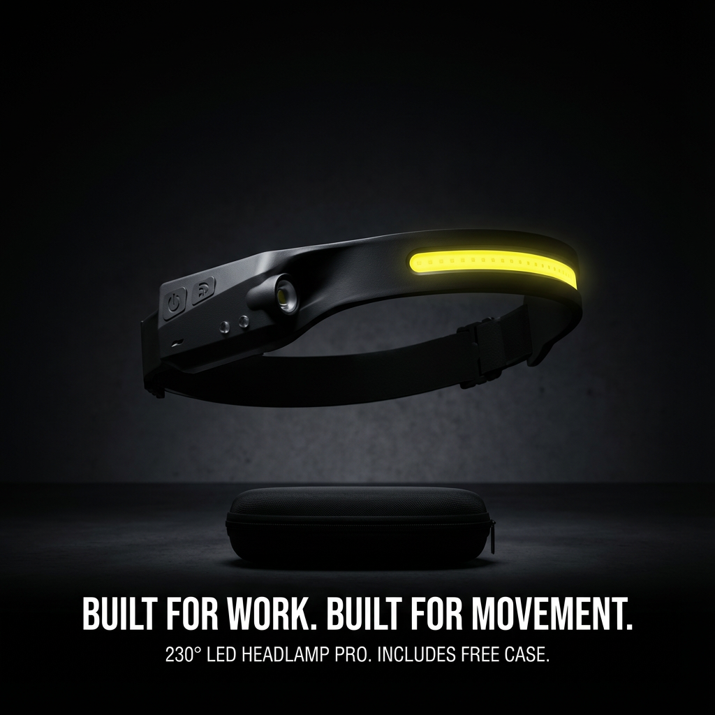 Tool Lab 230° LED Headlamp Pro +