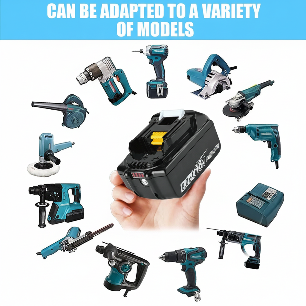 x2 PowerMax 18V Makita Battery Pack 8ah