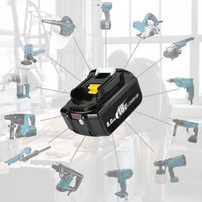 x2 PowerMax 18V Makita Battery Pack 8ah