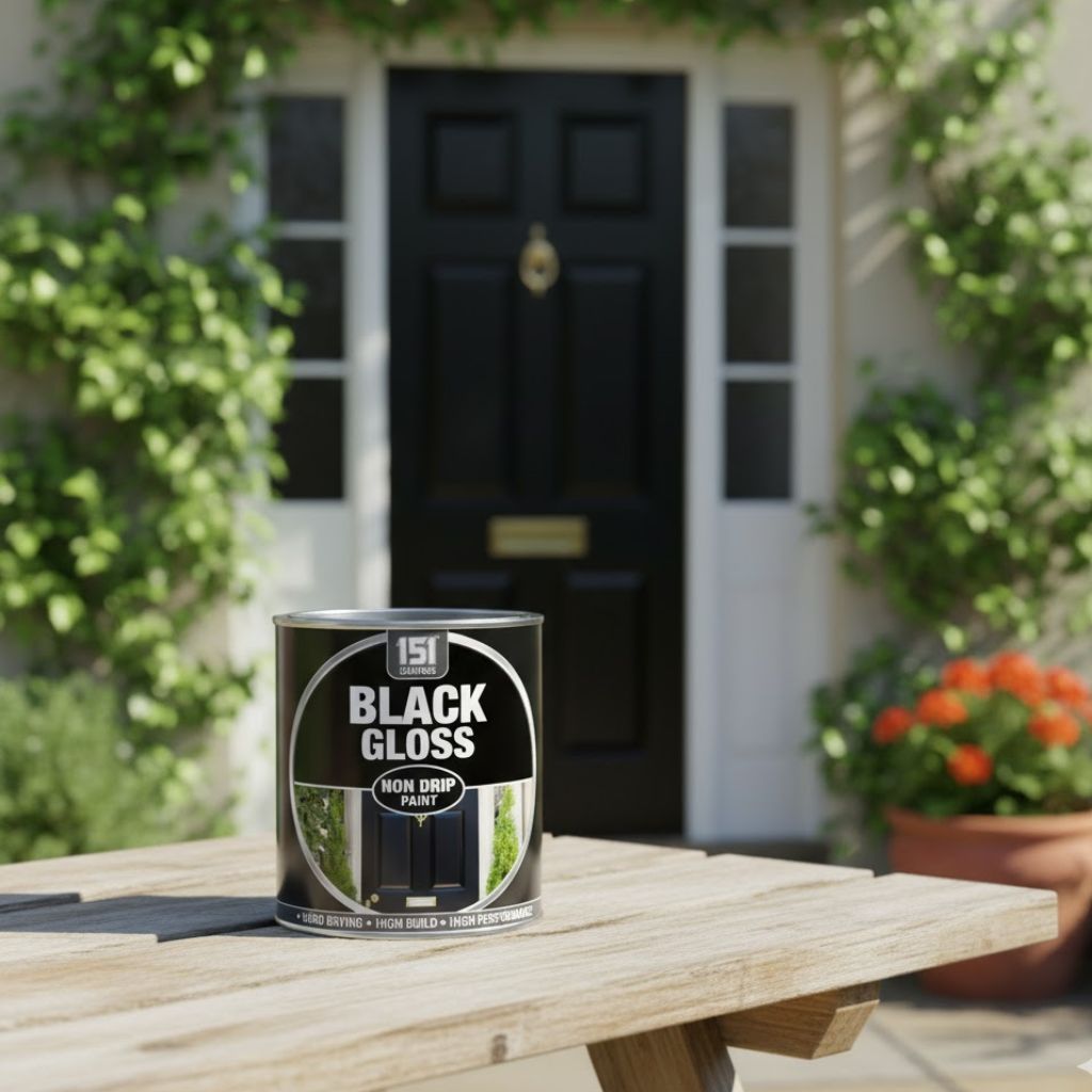 Black Gloss Non-Drip Paint 300ML