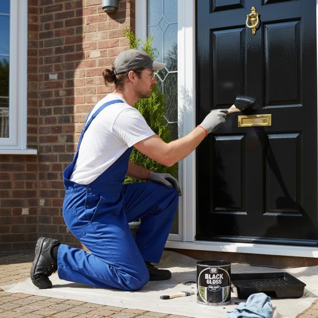 Black Gloss Non-Drip Paint 300ML