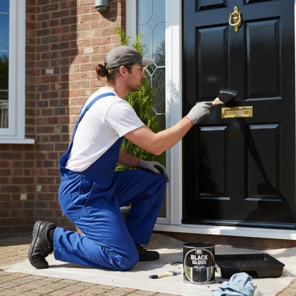 Black Gloss Non-Drip Paint 300ML