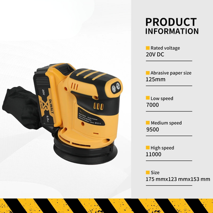 20V Brushless Cordless Orbital Sander