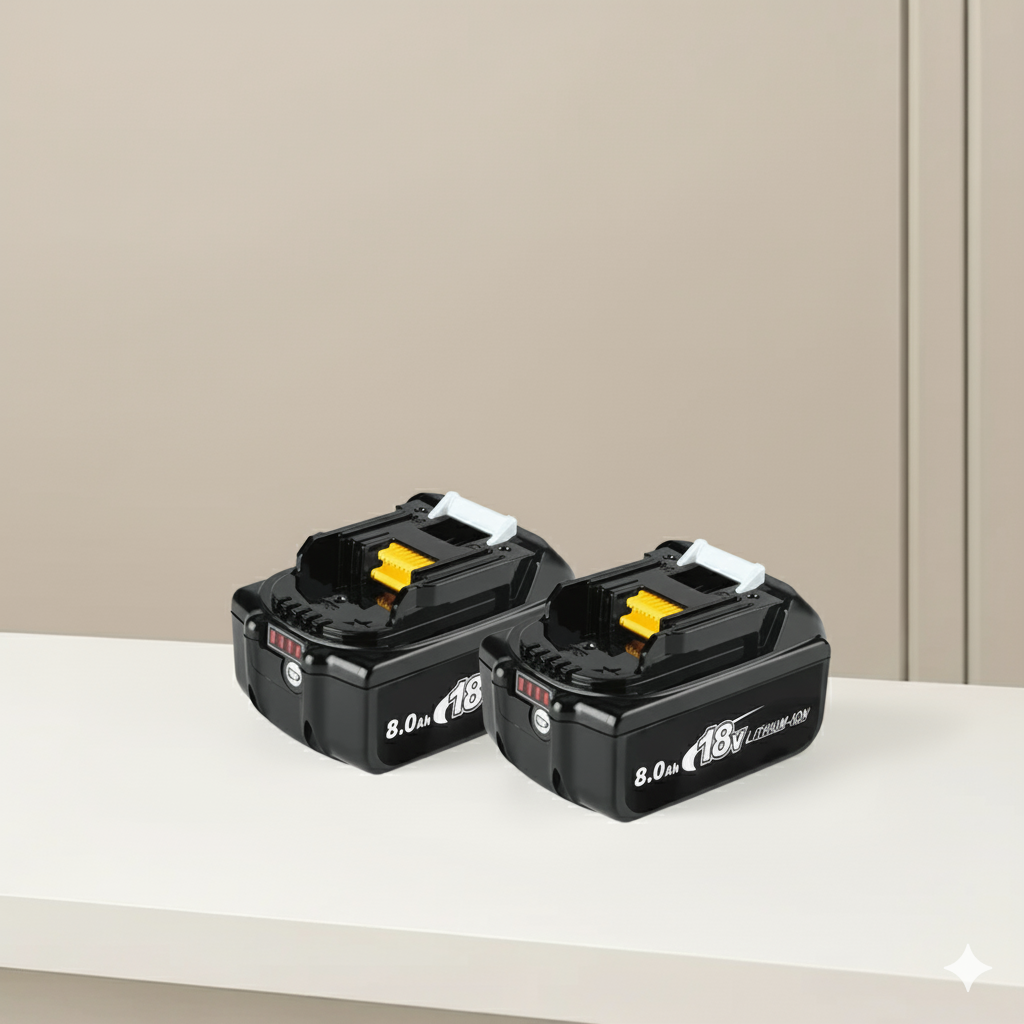 x2 PowerMax 18V Makita Battery Pack 8ah