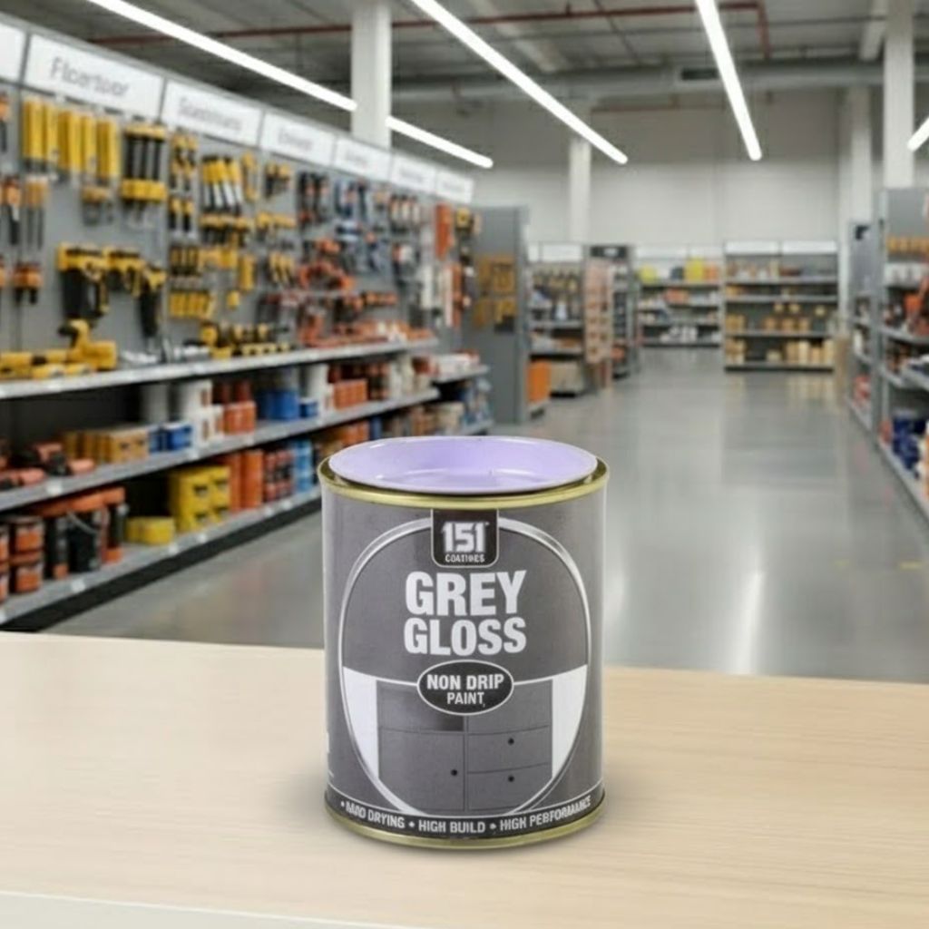 Grey Gloss Non-Drip Paint 300ml