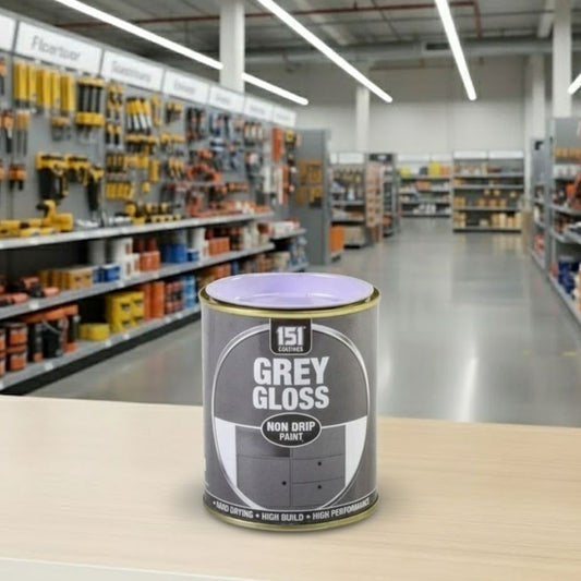 Grey Gloss Non-Drip Paint 300ml