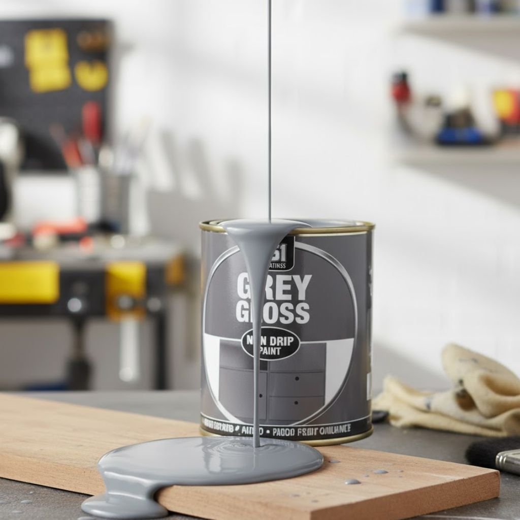 Grey Gloss Non-Drip Paint 300ml