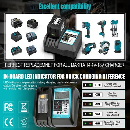 Makita Single Battery Rapid Charger