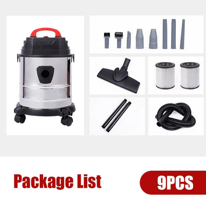 Powerful 2000W Wet Dry Bagless Cylinder Vacuum Cleaner