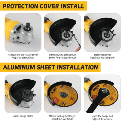 DEWALT DCG406 Cordless Angle Grinder, 5-inch Brushless 9000 RPM 20V Power