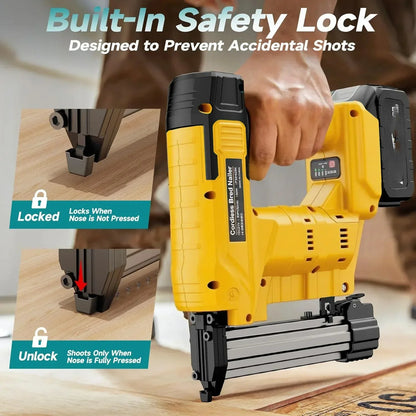 Dewalt Powerful 18GA 2-in-1 Cordless Nailer Stapler Gun Dewalt Battery