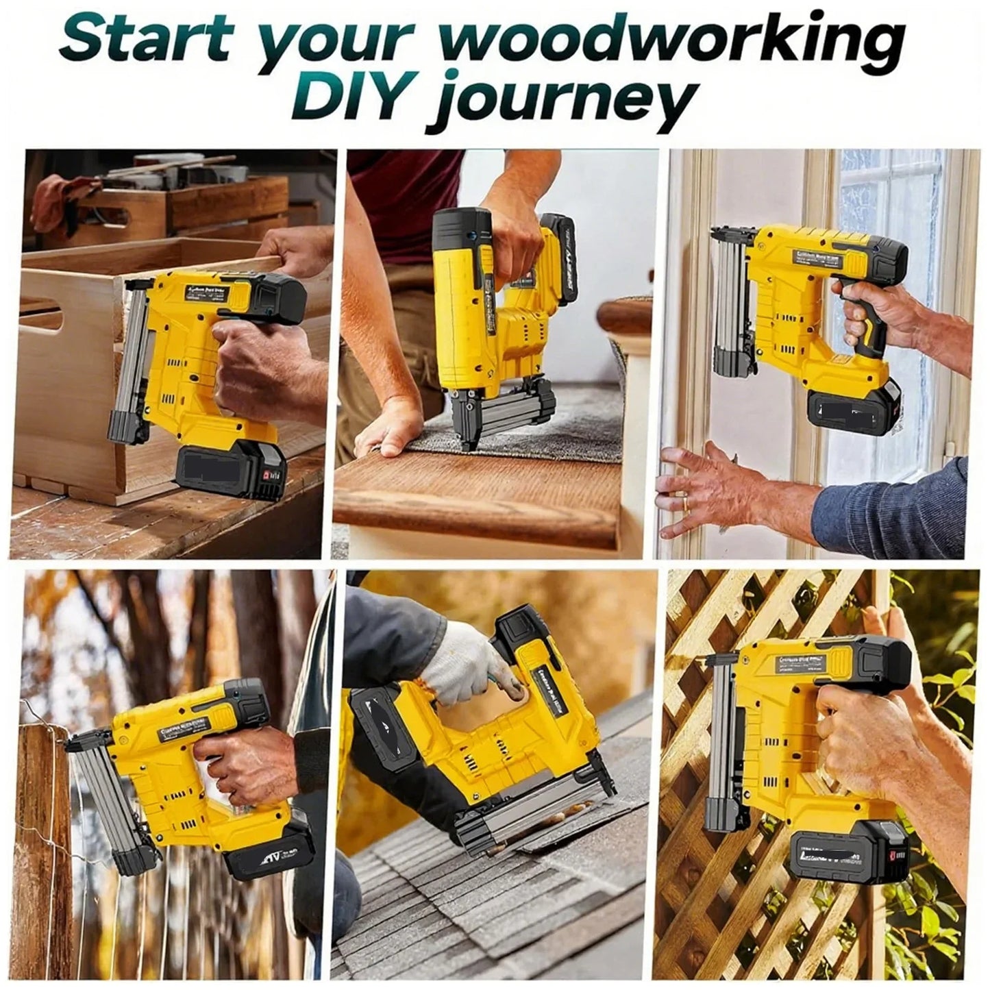 Dewalt Powerful 18GA 2-in-1 Cordless Nailer Stapler Gun Dewalt Battery