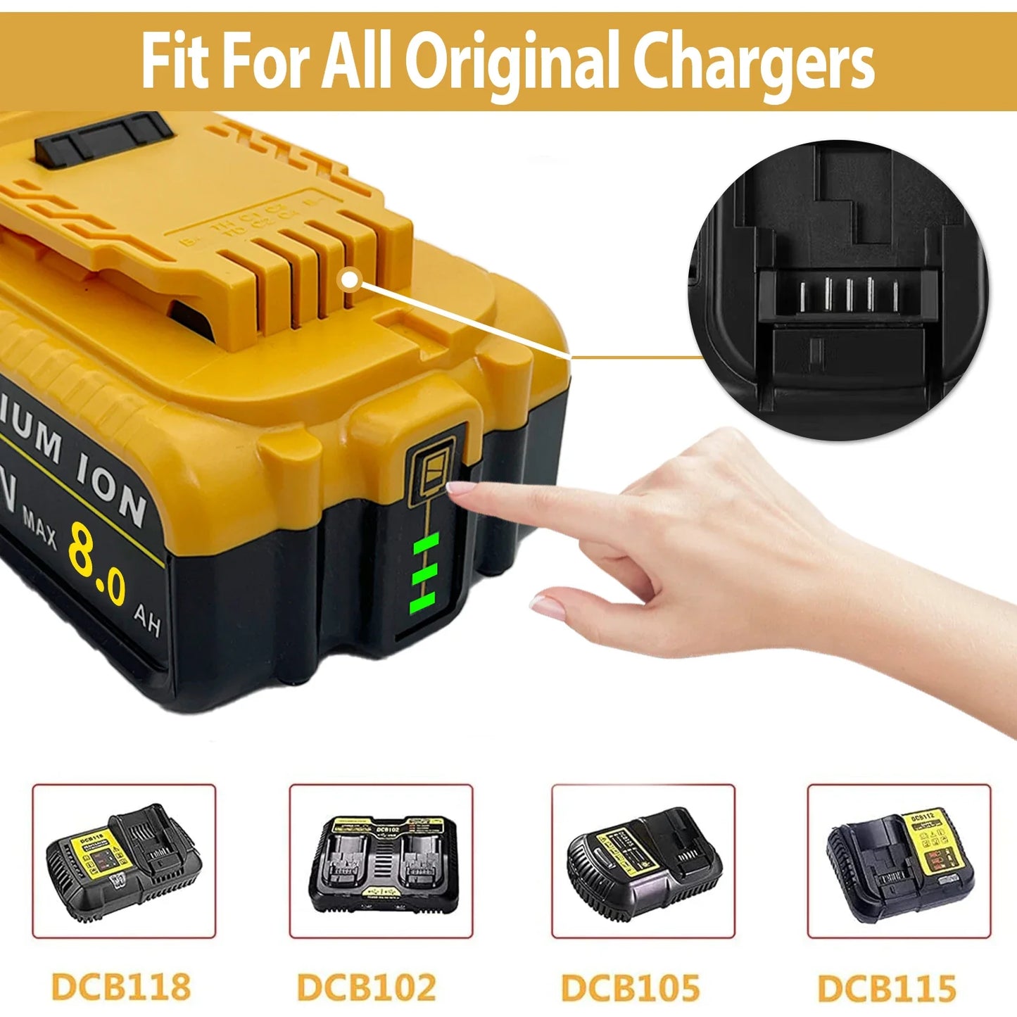 Ultra High Power Battery Pack x2 With Charger