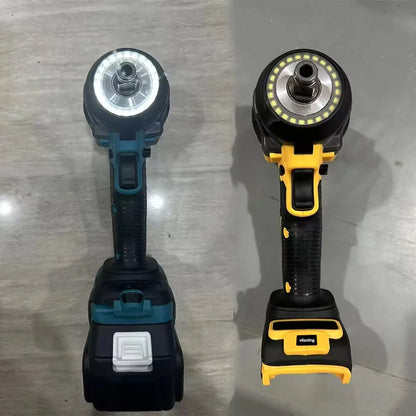 Cordless Brushless Electric Impact Wrench 1200N.M 18V Batteries