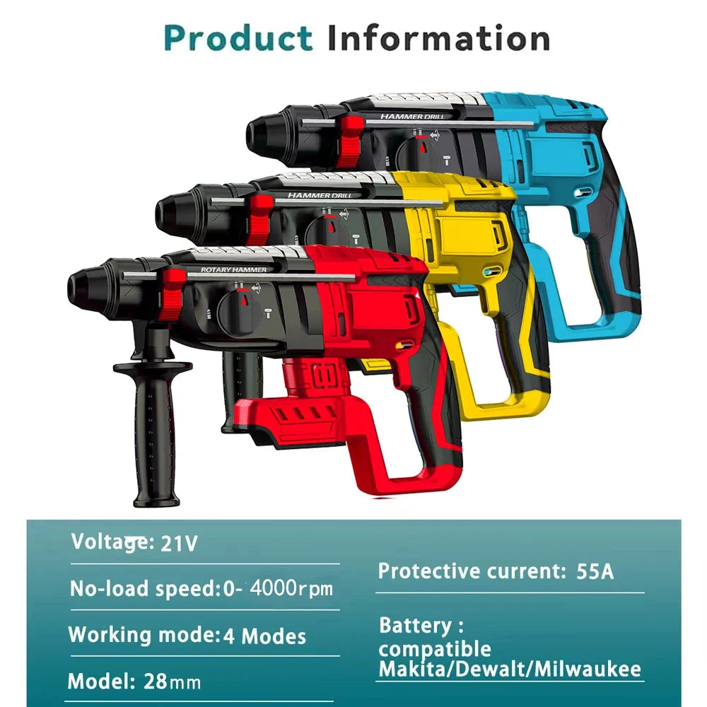 Dewalt High-Performance 20V Cordless Brushless Rotary Hammer Drill
