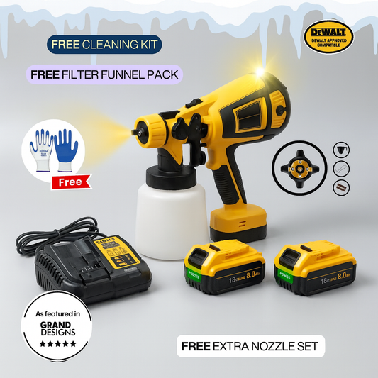 Dewalt Pro Paint Sprayer + Battery Power Bundle & Accessories