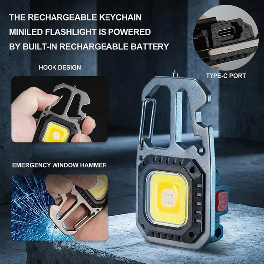 Ultra Portable Mini LED Keychain Flashlight
